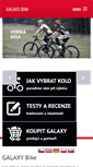 Mobile Screenshot of galaxy-bike.cz